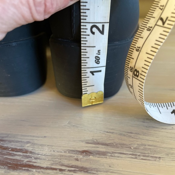 Jeffery Campbell black rubber boots Sz 9 - Picture 4 of 6